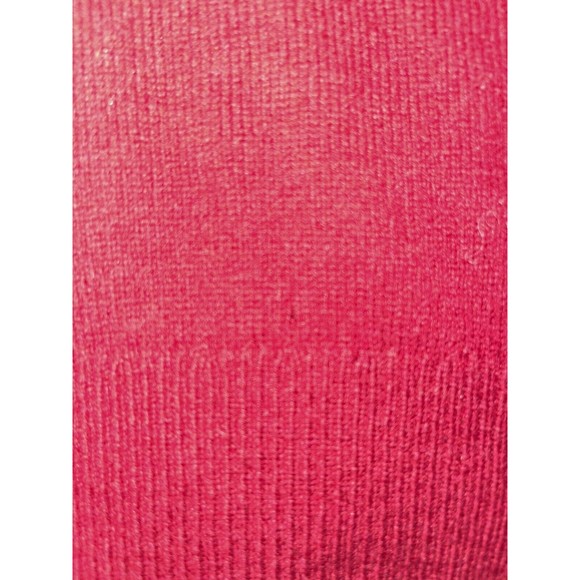 Alan Paine Vintage 100% Lambswool Sweater Red Burgundy 46 Extra Large England - Picture 7 of 7